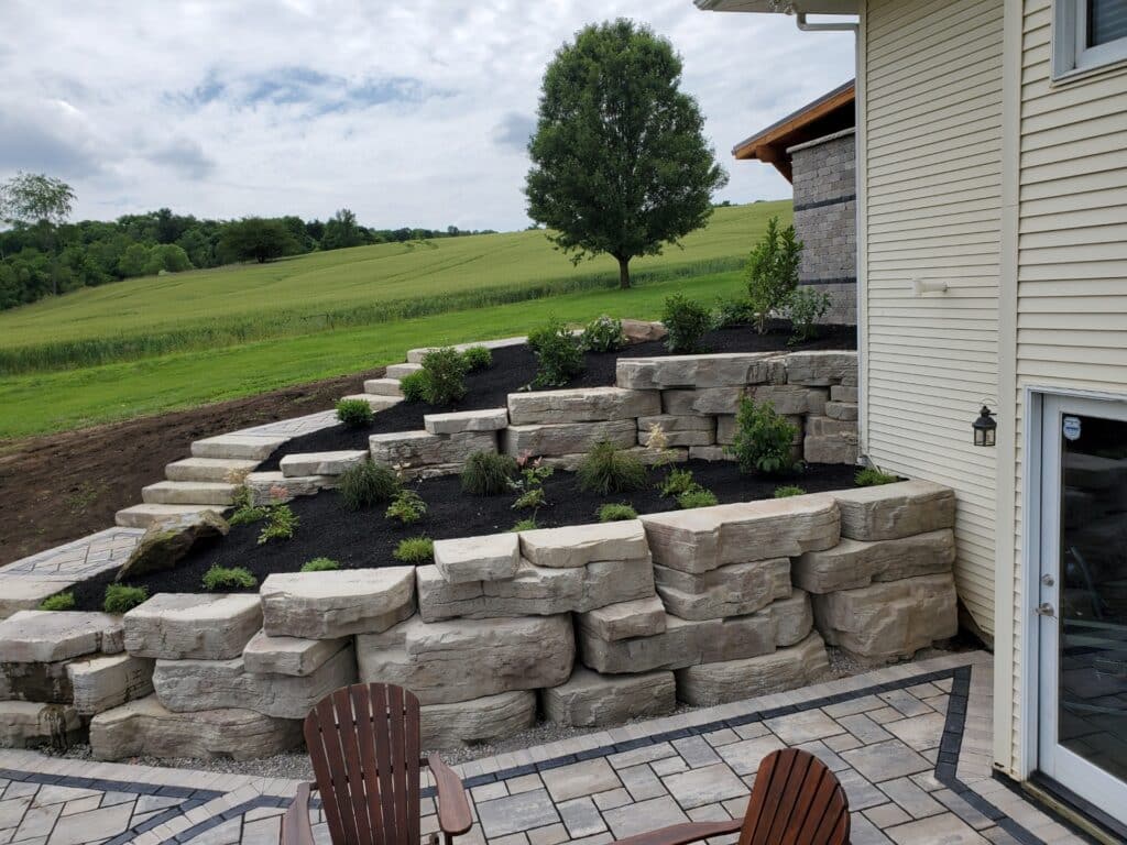 Lintz Land Design Retaining Wall